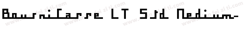 BousniCarre LT Std Medium字体转换